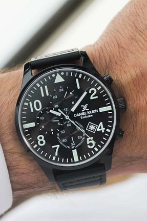 ساعت مچی مشکی مردانه 46 میلی متر Daniel Klein - کد 946401669