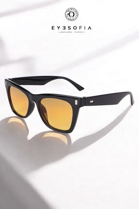 عینک آفتابی مشکی زنانه 46 Eyesofia - کد 946394833