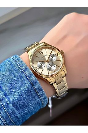 ساعت مچی طلائی زنانه 31-35 میلی متر Ferrucci - کد 765894511