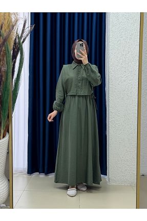 لباس حجاب رنگی زنانه اورسایز MİHRA STORE - کد 941005491