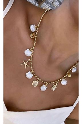 گردنبند جواهر رنگی زنانه منجق VenüsDesign - کد 945369549