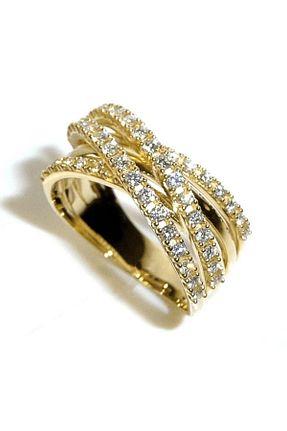 انگشتر استیل (فولاد) طلائی زنانه استیل (فولاد) reyselstyle - کد 901741607