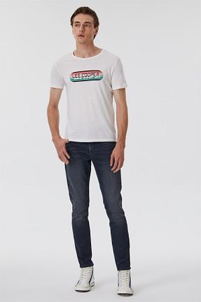 شلوار جین آبی مردانه پاچه تنگ Lee Cooper - کد 356380288