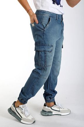 شلوار جین آبی مردانه پاچه کش دار Lee Cooper - کد 817666875