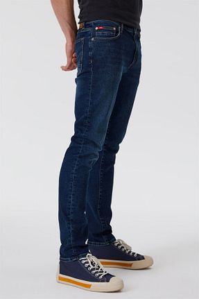 شلوار جین طوسی مردانه پاچه ساده Lee Cooper - کد 356380440