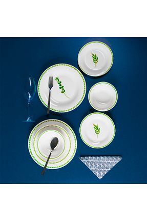 سرویس غذاخوری سفید 6 نفره Aryıldız - کد 767126071