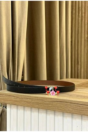 کمربند مشکی زنانه چرم مصنوعی MUJGANERDOGANDESIGN - کد 893398648