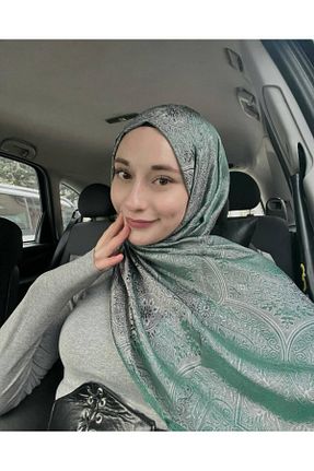 شال سبز زنانه ویسکون Mooncorn - کد 924639556