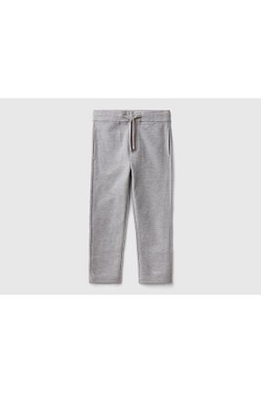 شلوار کرمگن طوسی بچه گانه رگولار United Colors of Benetton - کد 809889628