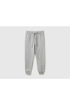 شلوار کرمگن طوسی بچه گانه پاچه تنگ United Colors of Benetton - کد 654192422