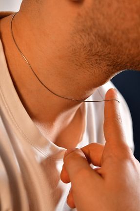 گردنبند استیل ( فولاد ) طوسی زنانه استیل (فولاد) signoraerica - کد 930302029