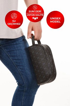 کیف دستی مشکی مردانه سایز متوسط CERFF LEATHER CLUP - کد 830831344