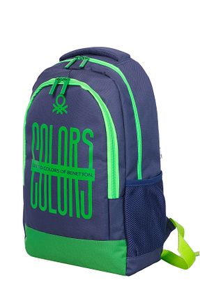 کیف مدرسه سرمه ای بچه گانه پارچه ای United Colors of Benetton - کد 853502585