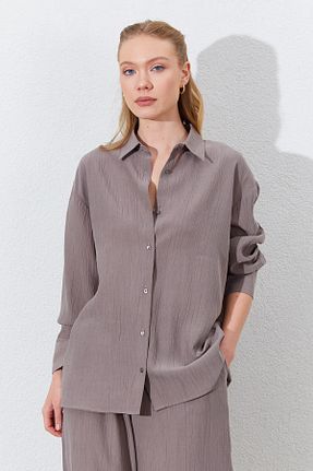 پیراهن بژ زنانه اورسایز EDITION WOMAN - کد 943120234