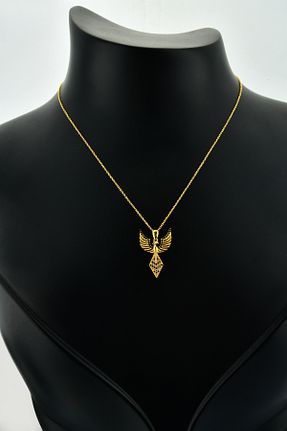 گردنبند نقره زرد زنانه 925 عیار SOFT - کد 946411585