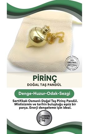 اکسسوری بدن زرد مردانه OSMANLI DEĞERLİ TAŞ - کد 347875196