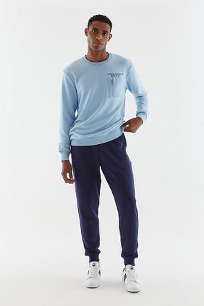 پائین تنه گرمکن اسپرت سرمه ای مردانه Ter Tutmayan United Colors of Benetton - کد 766879333