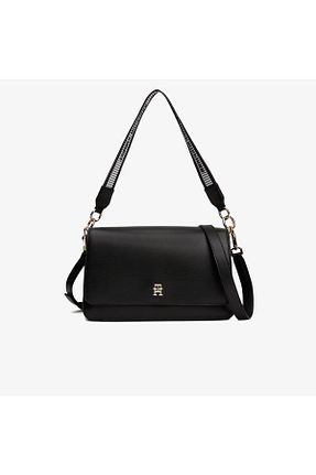کیف دوشی مشکی زنانه چرم مصنوعی Tommy Hilfiger - کد 846455203