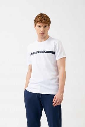 تیشرت سفید مردانه رگولار United Colors of Benetton - کد 833368175
