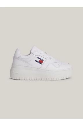 کفش اسنیکر طلائی زنانه بند دار Tommy Hilfiger - کد 783944846