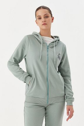 سوئیشرت اسپرت سبز زنانه رگولار United Colors of Benetton - کد 787843871