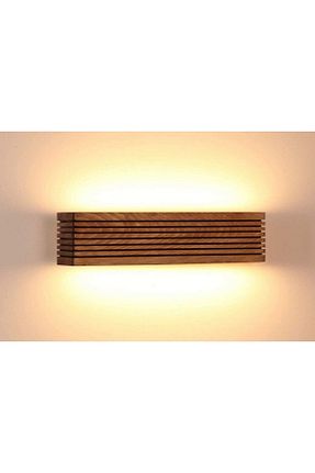 چراغ دیواری قهوه ای چوب Aysem Wood - کد 367054873