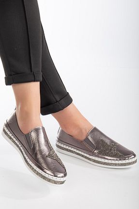 کفش اسنیکر طلائی زنانه پارچه ای SUİNS SHOES - کد 805517440