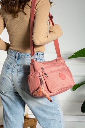 کیف دوشی صورتی زنانه پارچه ای Sanmorris - کد 775264381