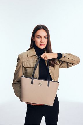 کیف دوشی طوسی زنانه چرم مصنوعی U.S. Polo Assn. - کد 463246490