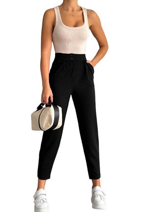 شلوار مشکی زنانه پارچه THIFF GYMWEAR - کد 899528216