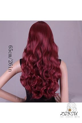 کلاه گیس قرمز زنانه Zeysum - کد 897971691
