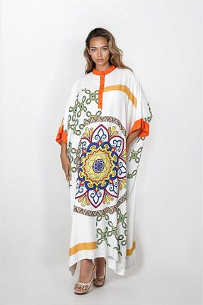 لباس سایز بزرگ رنگی زنانه ویسکون VAGGON - کد 948506881