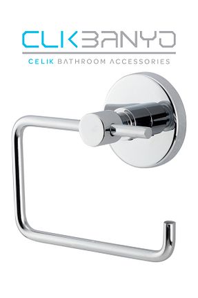 پایه دستمال توالت برنجی ÇELİK BANYO - کد 311035993