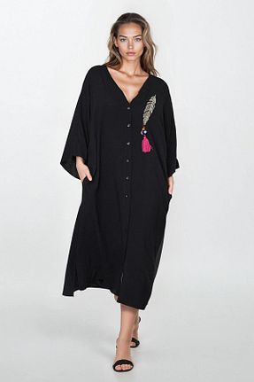 لباس سایز بزرگ رنگی زنانه ویسکون VAGGON - کد 948506703