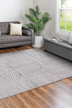 فرش طوسی قابل شستشو dekozer - کد 945208073