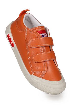 کفش اسنیکر نارنجی بچه گانه چسبی Kiko Kids - کد 889249382