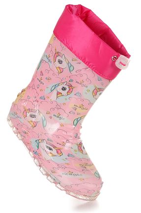 چکمه صورتی بچه گانه پاشنه کوتاه (1 - 4 سانتی متر) Kiko Kids - کد 880142239