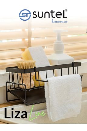 جا صابونی مشکی فلزی Suntel - کد 932966229