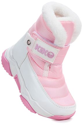 بوت برفی صورتی بچه گانه چرم مصنوعی Kiko Kids - کد 863886446