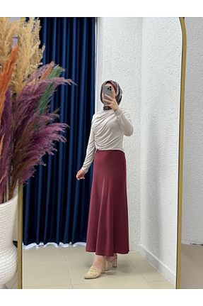 دامن حجاب رنگی زنانه رگولار MİHRA STORE - کد 940995742