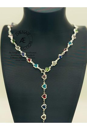 گردنبند جواهر زنانه برنجی Daynav - کد 932565583