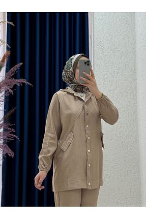 ست بالاتنه و پائین تنه حجاب رنگی زنانه رگولار MİHRA STORE - کد 940991492