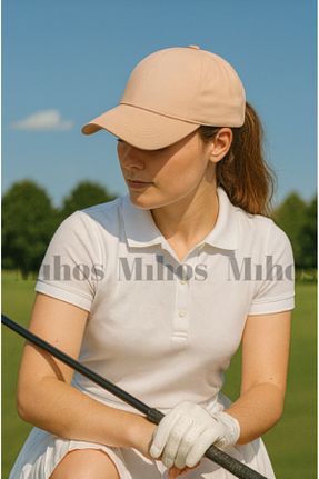 کلاه بژ زنانه پنبه ای Mihos - کد 928649088