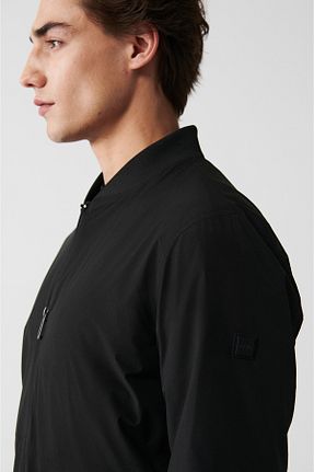 کاپشن مشکی مردانه رگولار Avva - کد 686440966