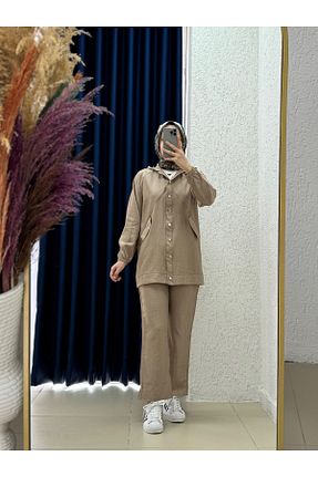 ست بالاتنه و پائین تنه حجاب رنگی زنانه رگولار MİHRA STORE - کد 940991492