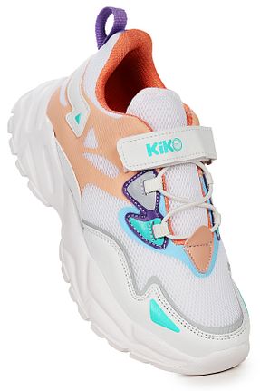 کفش اسنیکر سفید بچه گانه چسبی Kiko Kids - کد 712314056