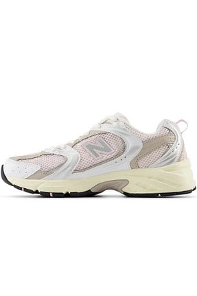 کفش اسنیکر صورتی زنانه بند دار New Balance - کد 871115909
