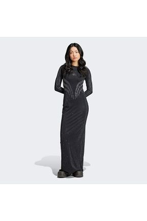 لباس مشکی زنانه بافتنی adidas - کد 920861530