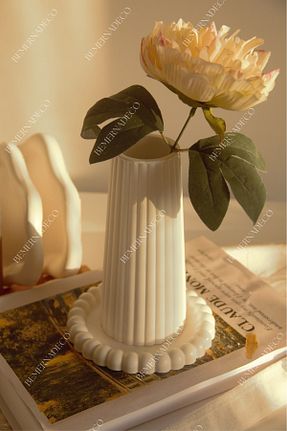 گلدان سفید Beton Bemerna Deco - کد 917279068