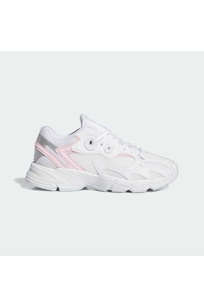 کفش اسنیکر سفید زنانه چرم مصنوعی adidas - کد 863324551